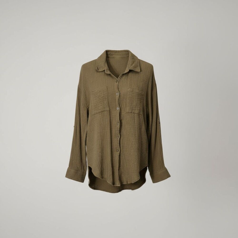 FARORO XL Long Sleeve Button Down Shirt -- ITEM #3395